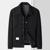 Chaqueta de pana elegante de moda para hombre Abrigo de trabajo de moda para hombre Top corto