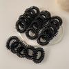 Cuerda Elegante para el Cabello con Perlas para Mujer, Cordón Elástico Alto para Teléfono, Goma de Pelo Elegante, Cabeza de Bola, Goma de Banda para Cola de Caballo Baja