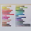 Marcador Alcoólico à Base de Óleo Touch Caneta Única Marcador Colorido para Crianças e Estudantes, Cores Sortidas