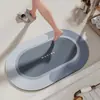 Alfombra de Piso Absorbente Simple para Baño para Uso en el Hogar, Resistente a las Manchas y Fácil de Mantener, Alfombra de Piso de Tierra de Diatomeas Antideslizante de Secado Rápido