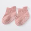 Calcetines de Suelo de Color Sólido para Bebé, Calcetines de Punto con Puntos Antideslizantes para Caminar, Artículos para Recién Nacidos, Diseño Unisex