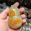 Fábrica de Jade Venta al por Mayor Calcedonia Tallada a Mano Mango Ágata Jade Baicai Vida Mango Ruyi Suministro en Vivo