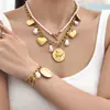 Colar Pingente Coração Pulseira Chique Moda Europeia e Americana Luxo Leve Versátil Corrente da Clavícula, Conjunto de Joias DIY
