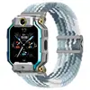 Adequado para pulseira de relógio infantil Little Genius Phone Watch Z7 Z8 pulseira de relógio infantil D6e silicone fivela macia fivela de pino trançada