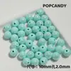 Cuentas Redondas Pequeñas Chapadas 10 mm Cuentas para DIY Accesorios Brillantes Hechos a Mano Material de Cuentas Aretes Pulsera Collar Joyería