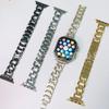 Para correa iwatch de Huawei cadena de una fila cadena vaquera correa de metal de un solo anillo para applewatch