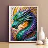 Nuevo DIY pintura de diamantes dragón bordado de diamantes completo hecho a mano pegatinas de diamantes pintura decorativa para sala de estar venta al por mayor de fábrica