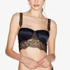 Lingerie sexy estilo francês para mulheres, conjunto de lingerie de renda com cílios, puro desejo, sutiã tomara-que-caia para seios pequenos para realçar o volume, com um lindo design nas costas