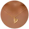 Colar Transfronteiriço Novo de Aço Inoxidável Estrela do Mar Caranguejo Zircônia Moda Feminina Versátil Estrela de Seis Pontas Cauda de Estrela do Mar Corrente para Clavícula