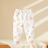 Calça de bebê calça de bebê única calça longa infantil ajustável calça básica para meninas roupa íntima de algodão puro primavera e outono Meninos