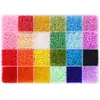 24 Compartimentos Miçangas de Arroz Cor Macaron Pacote de Materiais Artesanal DIY Fazendo Pulseira Colar Acessórios de Joias Conjunto Combinado