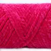 Hilo de chenilla brillante de tres cabos para tejer a crochet zapatos, hilo de lana grueso para tejer suéteres, bufandas y sombreros