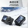 Adequado para Dji Action 6 Filme Temperado de Alta Definição, Conjunto de Acessórios de Película Protetora de Tela para Lente de Câmera de Ação