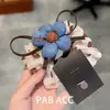 Elásticos de cabelo de brim com enchimento de algodão para crianças com laços fofos, acessórios de cabelo para meninas, suaves para o cabelo, tiaras, flores de cabelo e enfeites de cabeça