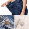 Botões de Jeans Ajustáveis Removíveis Sem Costura Sem Pregos Redimensionamento de Calças Cintura Apertada Botões Acessórios de Botão