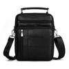 Bolso de cuero para hombre, bolso de hombro de piel de vaca de primera capa, bolso de mensajero multifuncional para hombre, bolso de mano para hombre, venta al por mayor transfronteriza