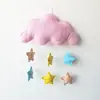 Tienda de campaña para niños Decoración del hogar Nubes de fieltro Gotas de lluvia Tela no tejida Pegatinas de pared Colgante de Año Nuevo Arreglo Accesorios de fotografía