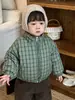 Roupas Infantis Estilo Outono e Inverno Espessadas para Bebês 2026 Novas Roupas de Algodão Estilo Coreano Roupas Infantis Jaqueta de Algodão para Meninos Roupa Exterior