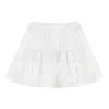 Falda estilo ballet blanca pastel Falda estilo francés de verano para mujer Falda corta de corte A Falda pontón