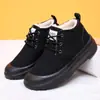 Nuevos Zapatos de Algodón de Invierno 2025 para Hombre, Botas de Nieve para Exteriores, Antideslizantes, Cálidas, Suela Suave, Cómodas, Versátiles, Modernas, Transfronterizas