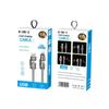 Cable de Datos de Carga Rápida 4 en 1 con Forma de Bala Mecha Doble a Uno, Doble a Tres Empaque Cable de Carga de Uso Múltiple para Productos Electrónicos