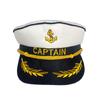 Sombrero de Capitán Bordado Náutico para Hombre Sombrero de Marinero Espiga de Trigo Ancla Estilo Marino Nuevo Sombrero de Tripulación