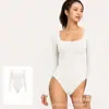 Mono de Yoga Otoño 2026 para Mujer de Manga Larga con Soporte Lumbar, Levanta Glúteos, Control de Abdomen, Body de Fitness Ajustable