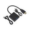 Convertidor HDMI a VGA Transfronterizo Cable Adaptador de Audio y Video Multinterfaz para Laptop con Núcleo de Cobre Duradero