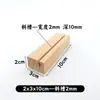 Portatarjetas de Madera Maciza de Haya Base para Etiqueta de Precio Base de Madera para Notas Soporte de Base de Madera Soporte para Inserción de Tarjetas de Notas Soporte para Señal