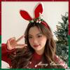 Bonita diadema de oso de peluche, regalo navideño, diadema, decoración navideña, tarjeta para el cabello, joyería con foto, accesorios para el cabello para mujeres