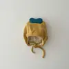Adorable y Maravilloso Gorro para Bebé, Gorro de Algodón Puro con Orejas de Conejo para Otoño e Invierno, para Bebés de 0 a 6 Meses, Cálido y Lindo con Cintas