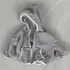 Jaqueta Infantil Estilo Coreano Roupa Infantil Roupa de Outono para Bebê Jaqueta Moletom com Capuz Listrada para Bebê Roupas de Bebê Jaqueta Infantil Roupa de Outono