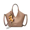 Nova Bolsa Croissant de Nicho para Mulheres 2026, Bolsa Transversal de Couro Genuíno, Bolsa de Mão de Moda de Alto Padrão, Bolsa de Ombro Versátil