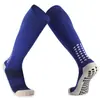 Calcetines de Fútbol Largos Elásticos, Hasta la Rodilla, Engrosados, con Puntos de Goma Antideslizantes, Estilo Toalla, Calcetines Deportivos con Suela Blanca