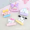Letras del Alfabeto Inglés de Dibujos Animados de Resina Pegamento de Crema DIY Pinzas para el Cabello de Niños Accesorios para Caja de Papelería Venta al por Mayor