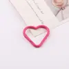 Mosquetón de Anilla de Resorte en Forma de Corazón Pintado de Colores Hebilla de Equipaje Hecha a Mano DIY Llavero Joyería Materiales Accesorios