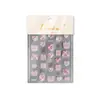 Tomoni&Não Perca Adesivos de Unha com Glitter DIY Brilhantes Doces Adesivos de Unha Lantejoula Padrão de Lã Material de Joalheria