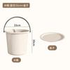 Cubo de Plástico para el Hogar con Tapa Cubo Portátil Cubo Extra Grande para la Lavandería Engrosado Cubo para Baño de Dormitorio Estudiantil Cubo de Almacenamiento de Agua
