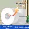 Rolo Grande de Papel Higiênico, Rolos de Papel Higiênico, Caixa Fechada Atacado, 12 Rolos, para Casa, Hotel, Uso Comercial, Papel Rolo Jumbo