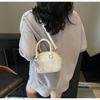 Bolsa de Béisbol Minimalista de Nicho para Mujer, Bolso de Hombro de Moda Trendy Estilo Coreano, Nuevo Bolso Cruzado Versátil 2025