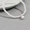 Tobillera con Colgante de Perla Único y Delicado de Estilo Europeo y Americano para Mujer, Tobillera Sencilla de Moda para Vacaciones en la Playa