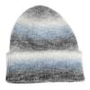 Chapéu de Tricô Tie-Dye Gradiente Novo para Outono e Inverno para Mulheres, Chapéu de Tricô Pontudo Quente Espessado de Lã Colorido Arco-Íris Europeu e Americano