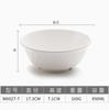 Tigela de Melamina para Macarrão Pequena Tigela Caos para Macarrão de Arroz Plástico Comercial Imitação Porcelana Tigela para Sopa e Macarrão Tigela para Mingau de Café da Manhã Tigela para Arroz Tigela para Sopa em Pó Espessada