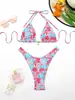 Nuevo Bikini Dividido Europeo y Americano para Mujer Exportación a Amazon Popular Bikini de Dos Piezas Estampado Bikini Sexy