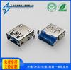 Conector Hembra USB3.0 Conector de 90 Grados/180 Grados Af Enchufe Recto Insertable Abrazadera de Placa Hundida Soldadura Completa Interfaz Insertable Lateral con Cable
