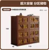 Módulo de Gabinete de Madera Maciza Antiguo con Aroma a Nube de Gasa Combinación de Gabinetes Sala de Estar Retro Gabinete Carmen Nuevo Estilo Chino Gabinete de TV Mesita de Noche