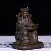 Adorno de Latón Dios de la Riqueza Ruyi Cuenco del Tesoro Dios de la Riqueza Decoración para el Hogar y la Oficina Casa de Ofrendas Regalo de Inauguración