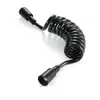 Aço Inoxidável 304 Fio de Telefone Extensor Tubo de Mola Telescópico Conjunto de Chuveiro Mangueira de Conexão para Aspersor de Bidê 2,3m 5m