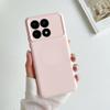 Adequado para Capa de Celular Magnética de Silicone Líquido para Redmi K70Pro, Capa Protetora Anti-Queda de Cor Sólida para Xiaomi 17Promax