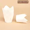 Pacote com 200 Forminhas de Cupcake Tulipa, Forminhas para Muffin em Formato de Chama, Forminhas para Muffin Resistentes a Altas Temperaturas e Seguras para Forno, Forminhas de Papel à Prova de Óleo